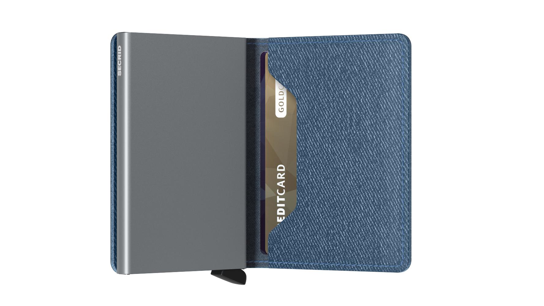 Secrid Slimwallet Twist Jeans Blue-Lommebok/ Kortholder-BagBrokers