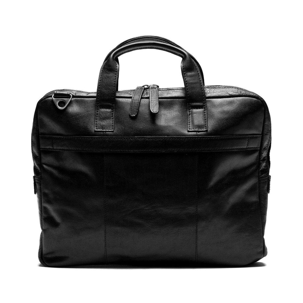 Springfield PC veske i skinn 15" Svart-Veske-BagBrokers