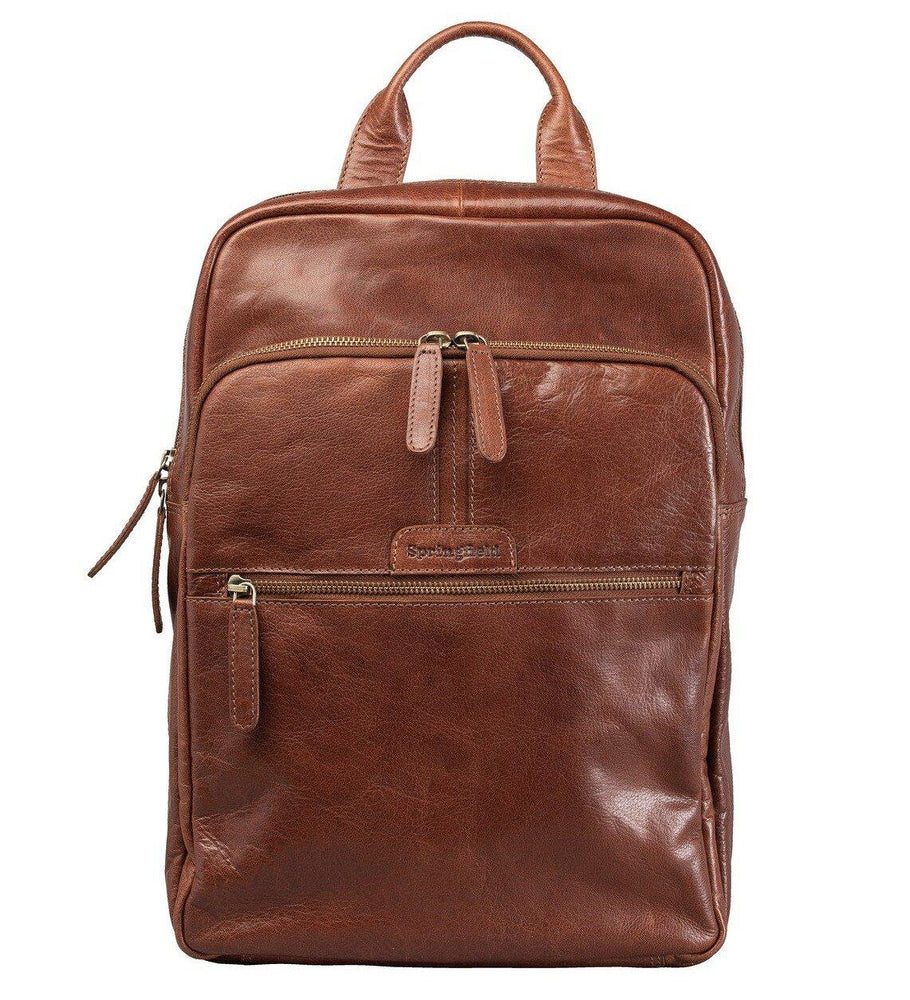 Springfield skinnsekk Cognac-Ryggsekker-BagBrokers