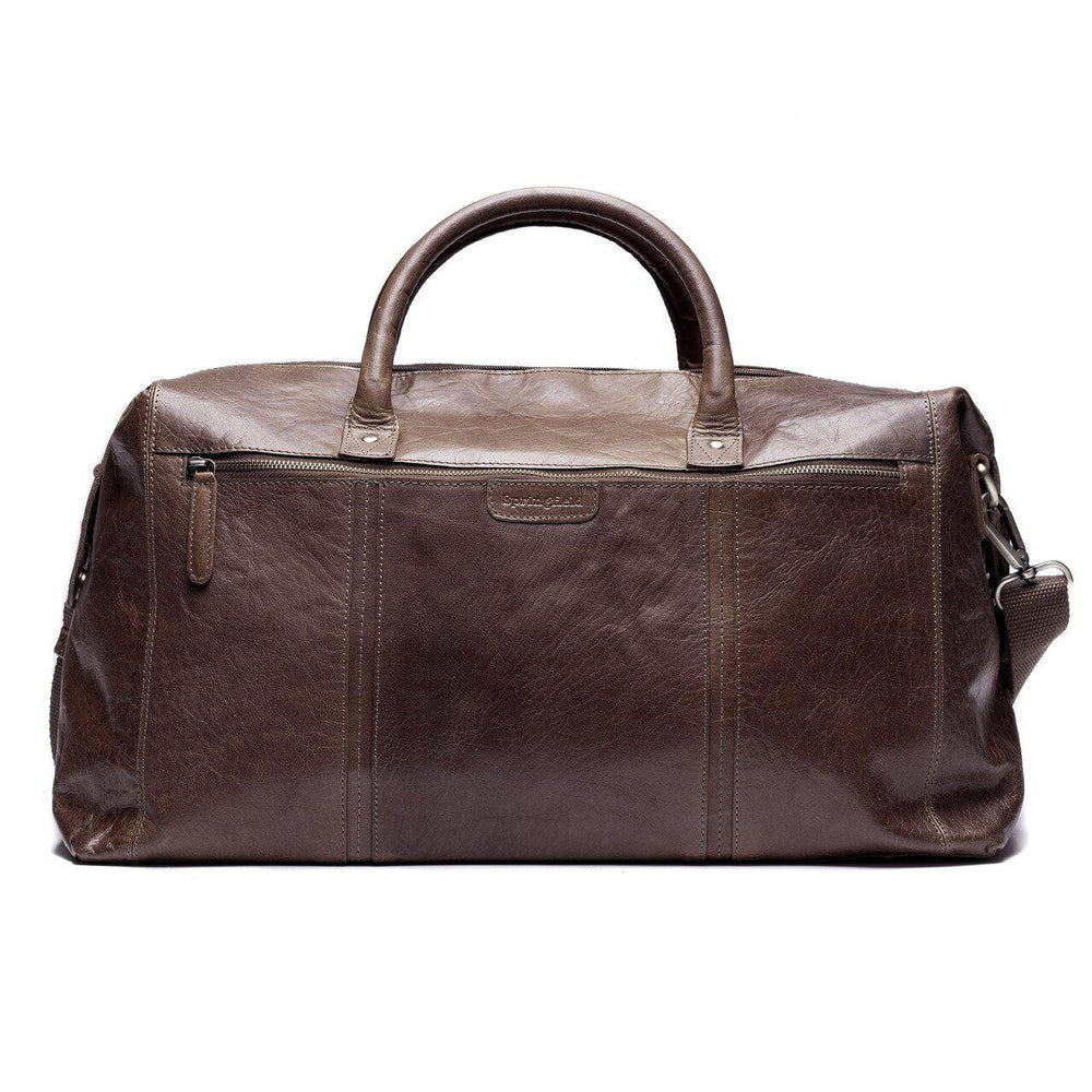 Springfield weekend bag i skinn Brun-Bagger-BagBrokers