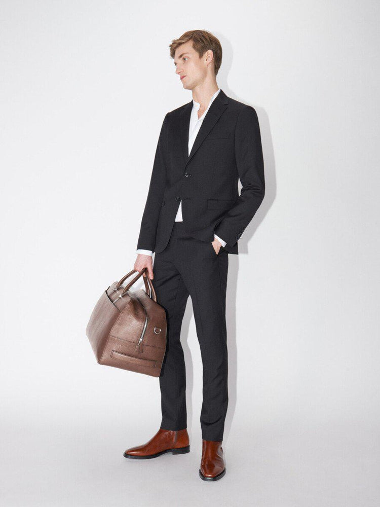 TIGER OF SWEDEN Brome Skinn Weekendbag Cognac-Bagger-BagBrokers