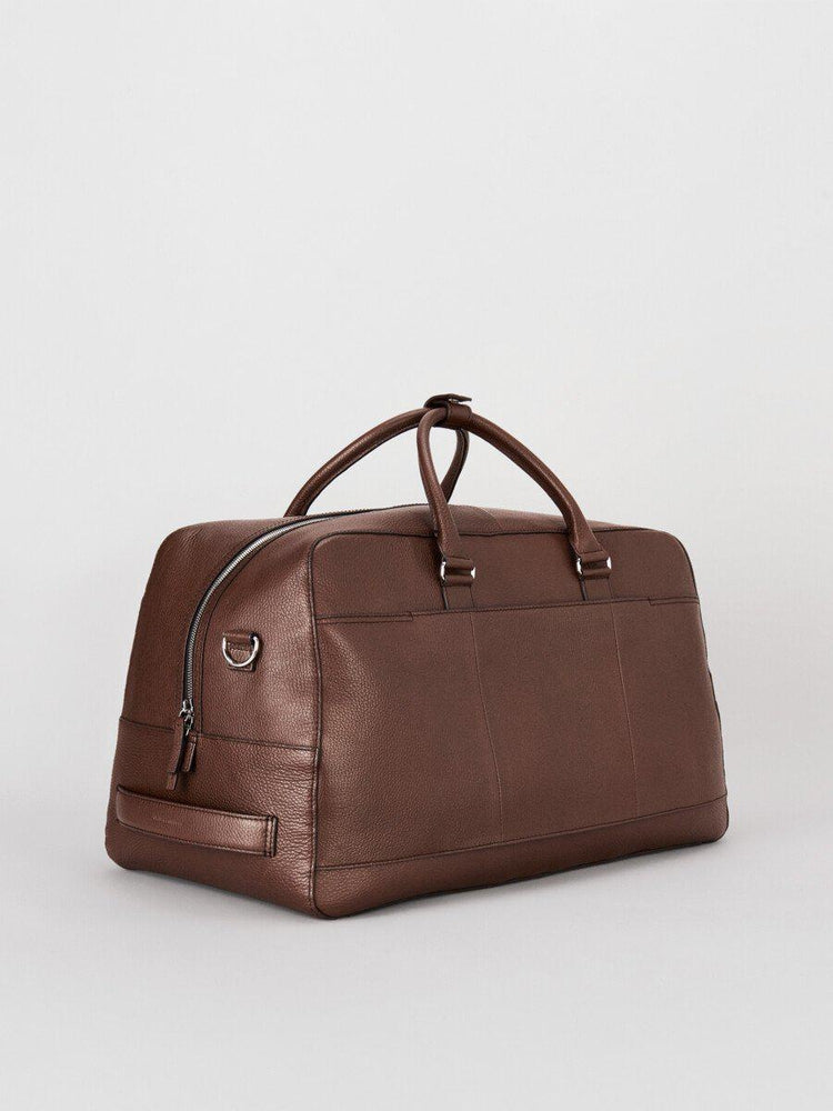TIGER OF SWEDEN Brome Skinn Weekendbag Cognac-Bagger-BagBrokers