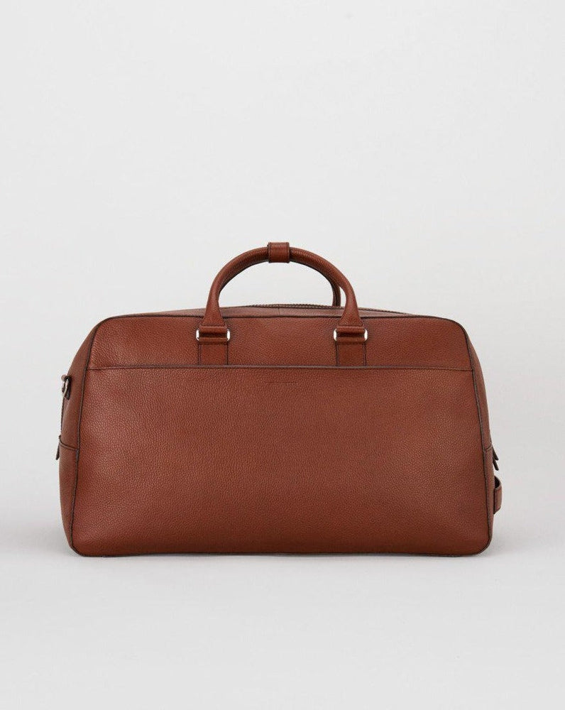 TIGER OF SWEDEN Brome Skinn Weekendbag Cognac-Bagger-BagBrokers