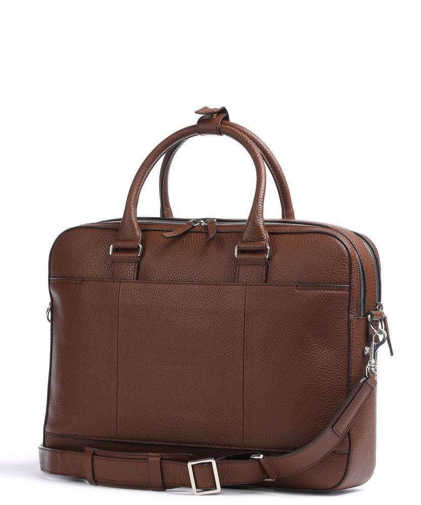 TIGER OF SWEDEN Burin Skinn PC veske 15" Cognac-Bagger-BagBrokers