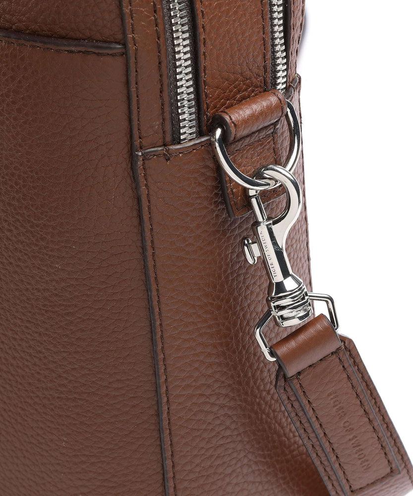 TIGER OF SWEDEN Burin Skinn PC veske 15" Cognac-Bagger-BagBrokers