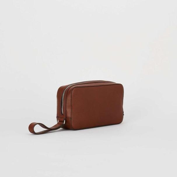 TIGER OF SWEDEN Wes Wash bag Skinn toalettmappe Cognac-Toalettmappe-BagBrokers
