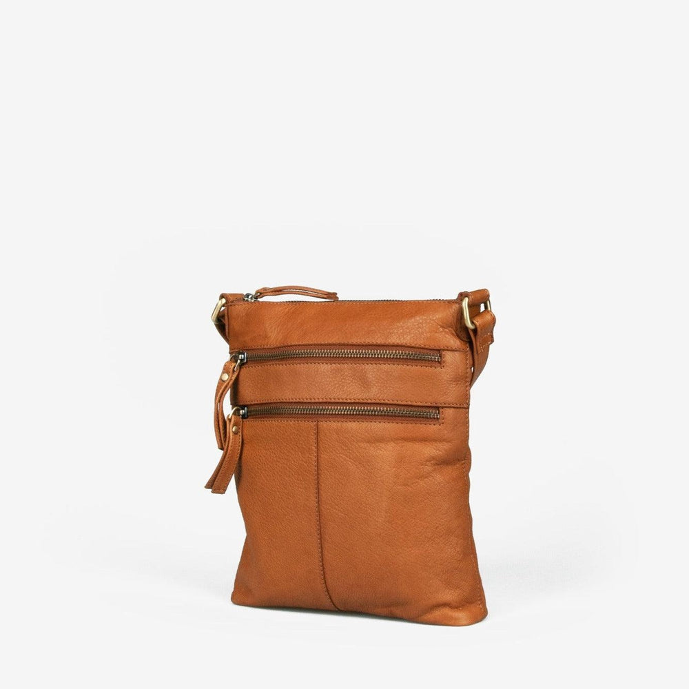 Treats Alicia skulderveske i skinn Cognac-Damevesker-BagBrokers