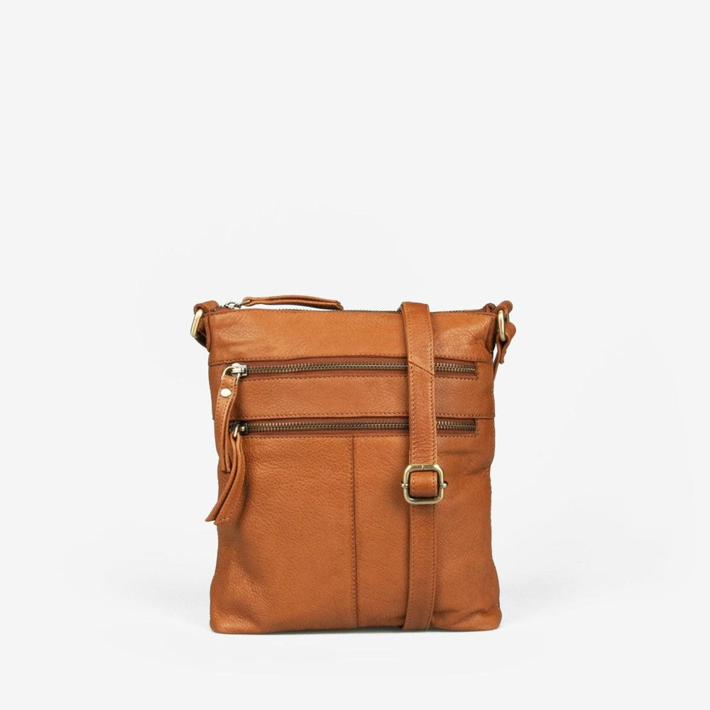 Treats Alicia skulderveske i skinn Cognac-Damevesker-BagBrokers