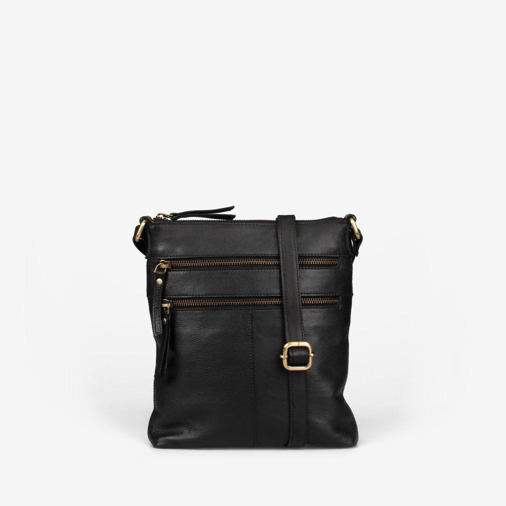 Treats Alicia skulderveske i skinn Svart-Damevesker-BagBrokers