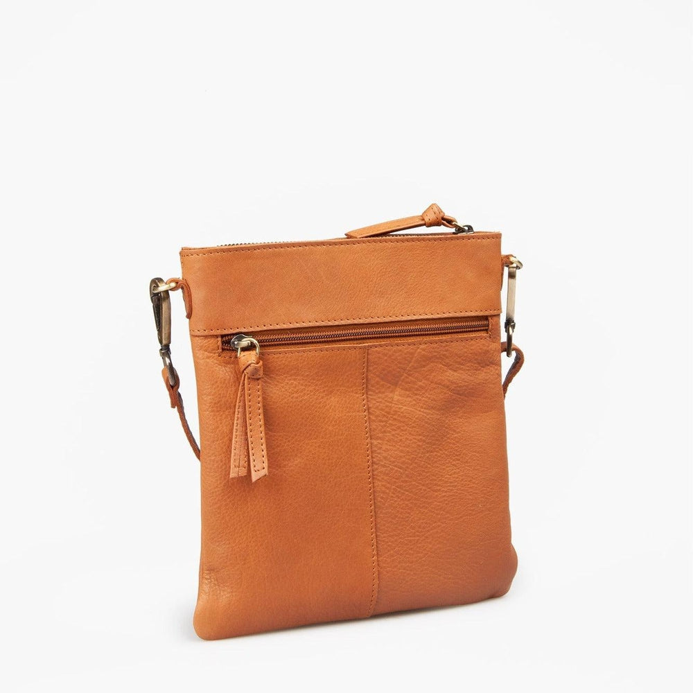 Treats Ingrid skulderveske i skinn Cognac-Damevesker-BagBrokers