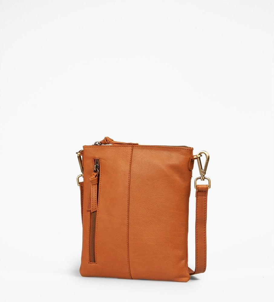 Treats Ingrid skulderveske i skinn Cognac-Damevesker-BagBrokers