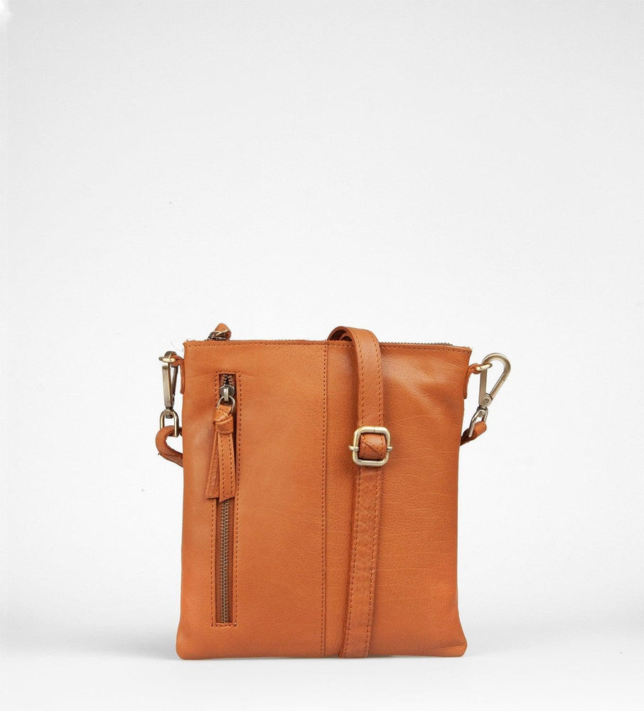 Treats Ingrid skulderveske i skinn Cognac-Damevesker-BagBrokers