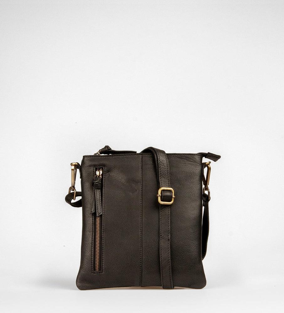 Treats Ingrid skulderveske i skinn Svart-Damevesker-BagBrokers