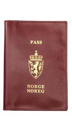 Trend Traveler Passomslag I Skinn Burgunder-Bagbrokers