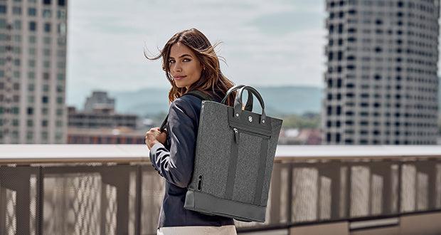 Victorinox Architecture URBAN 2 2-Way Carry Tote Grey/Black-pc sekk-BagBrokers