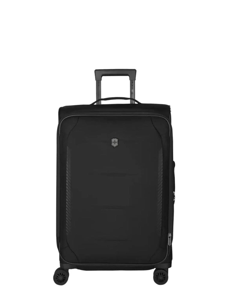 Victorinox Crosslight Medium utvidbar Koffert 78 liter Svart-Myke kofferter-BagBrokers