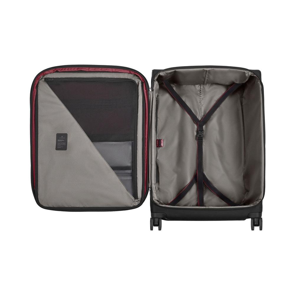 Victorinox Crosslight Stor utvidbar Koffert 110 liter Sort-Myke kofferter-BagBrokers