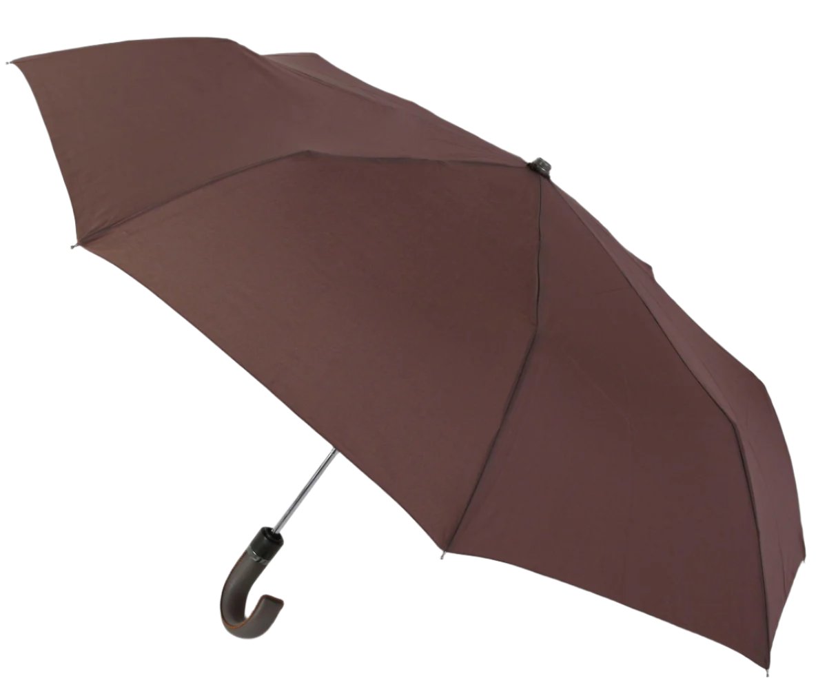 Paraplyer-Vogue Herre Paraply Windproof med Automatisk Åpning og lukking Brun-BagBrokers