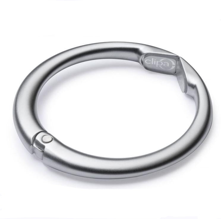 Clipa, the instant Matte Silver Bag Hanger-Veske-BagBrokers