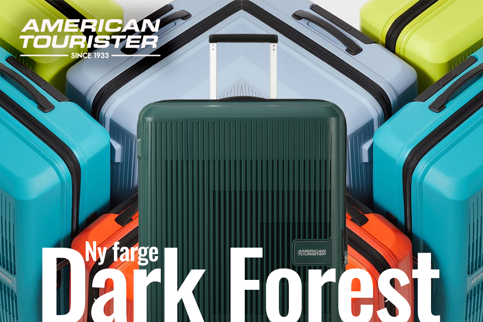 American Tourister Aerostep: Nå i fargen Dark Forest