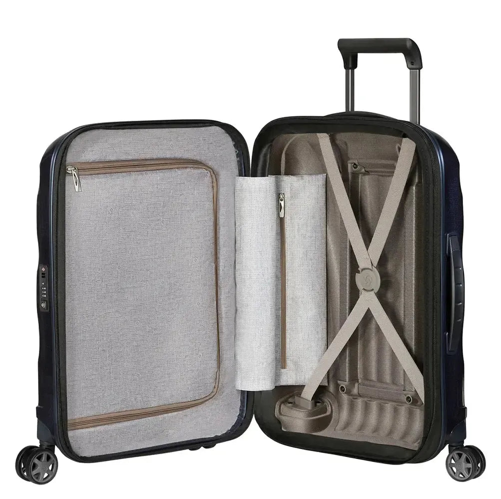 Samsonite C-Lite Ultralett hard utvidbar kabinkoffert 55 cm/42 L Midnight Blue