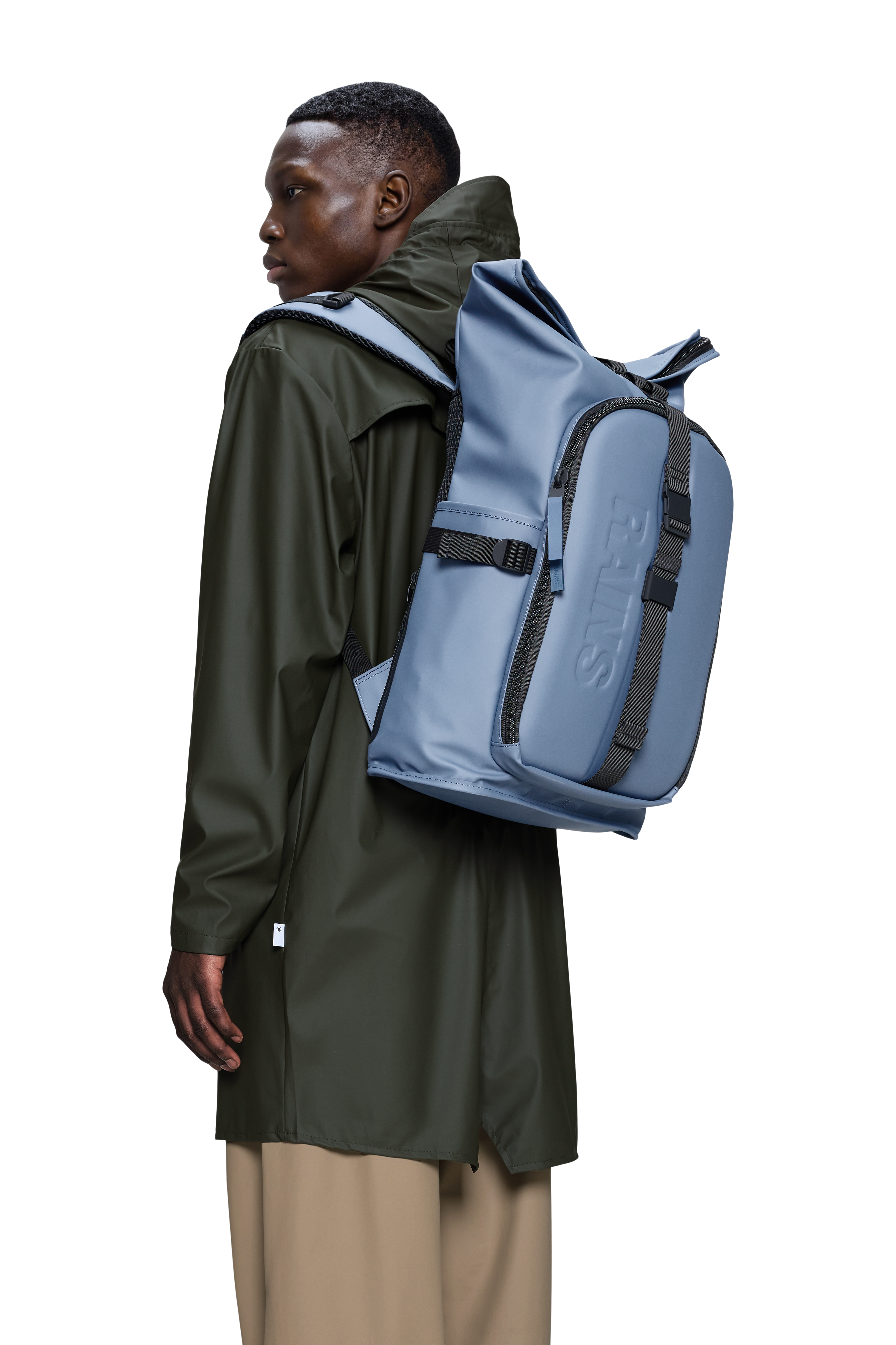 Rains Texel Moulded Backpack W3 Blue Dusk
