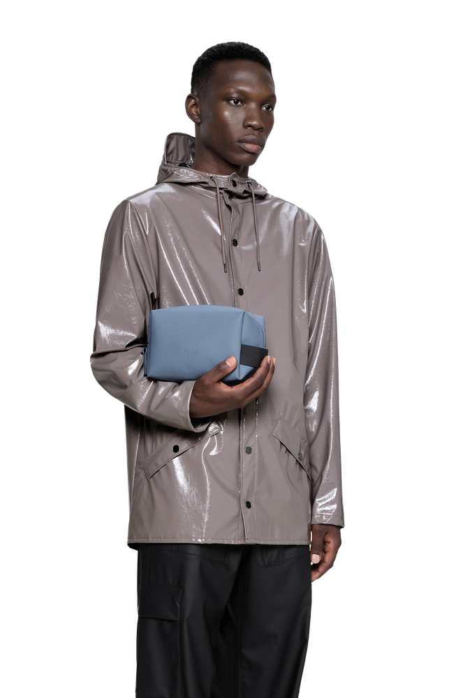 Rains Wash Bag Small Toalettmappe Blue Dusk