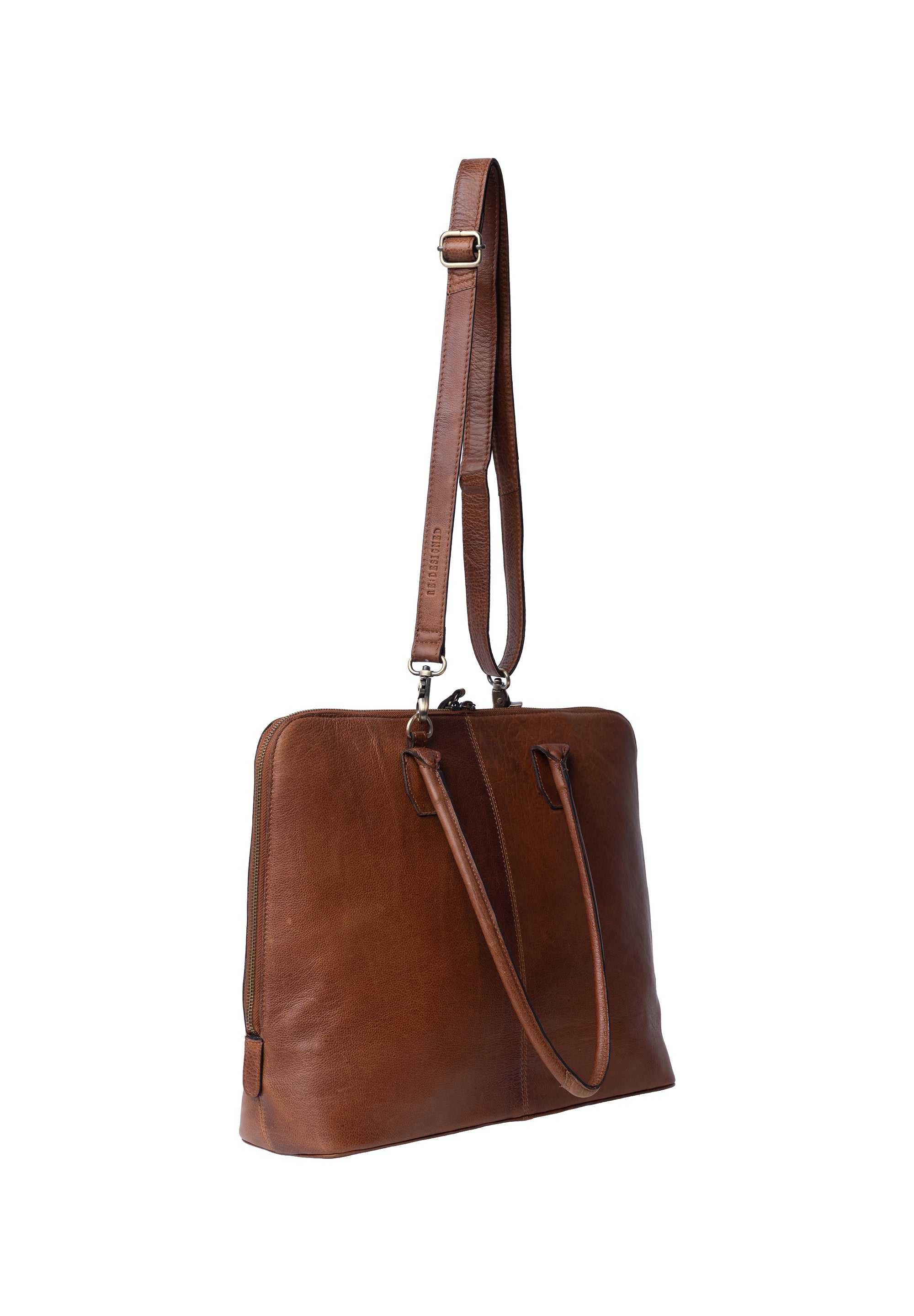 Re:Designed by Dixie Silje Big skulderveske i skinn Walnut