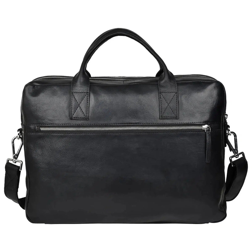 Adax Catania Axel Skinn Pc veske 15,6" Svart-Veske-BagBrokers