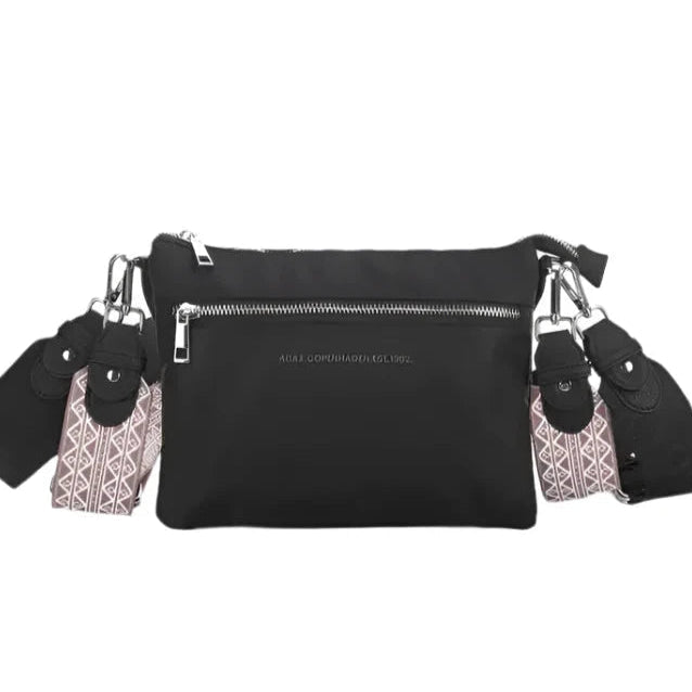 Adax Novara Katja combi clutch Svart/ Magenta-Veske-BagBrokers
