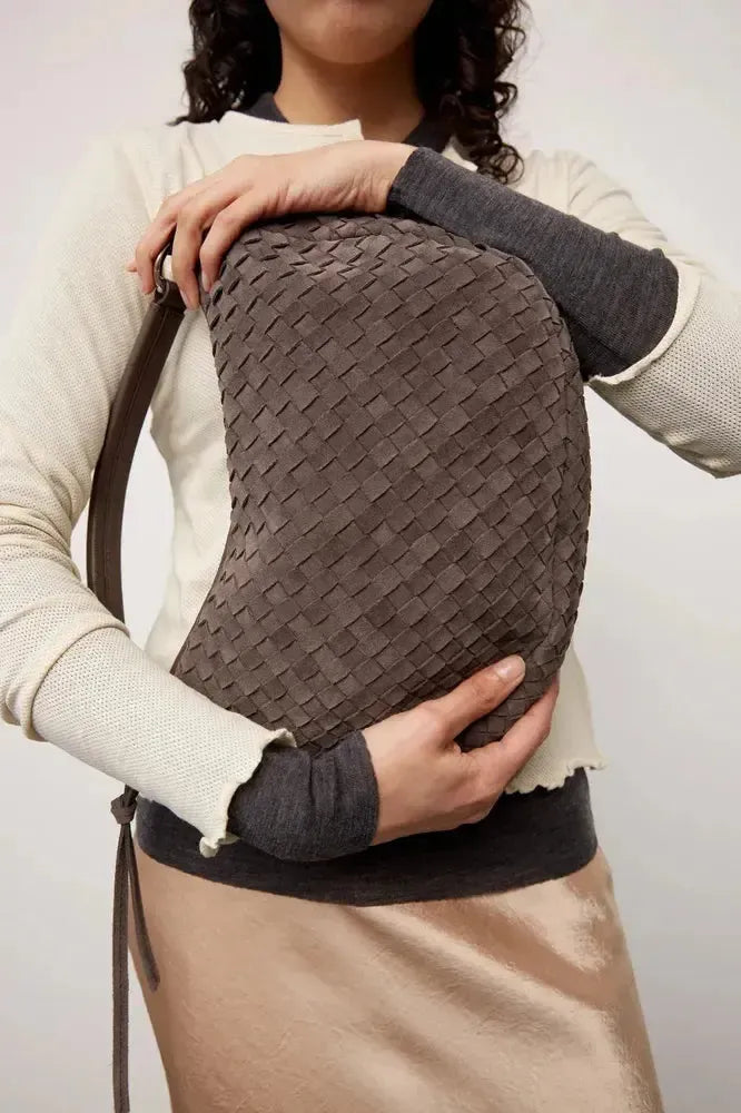 Adax Rozzano flettet skulderveske Marlin Grey-Veske-BagBrokers