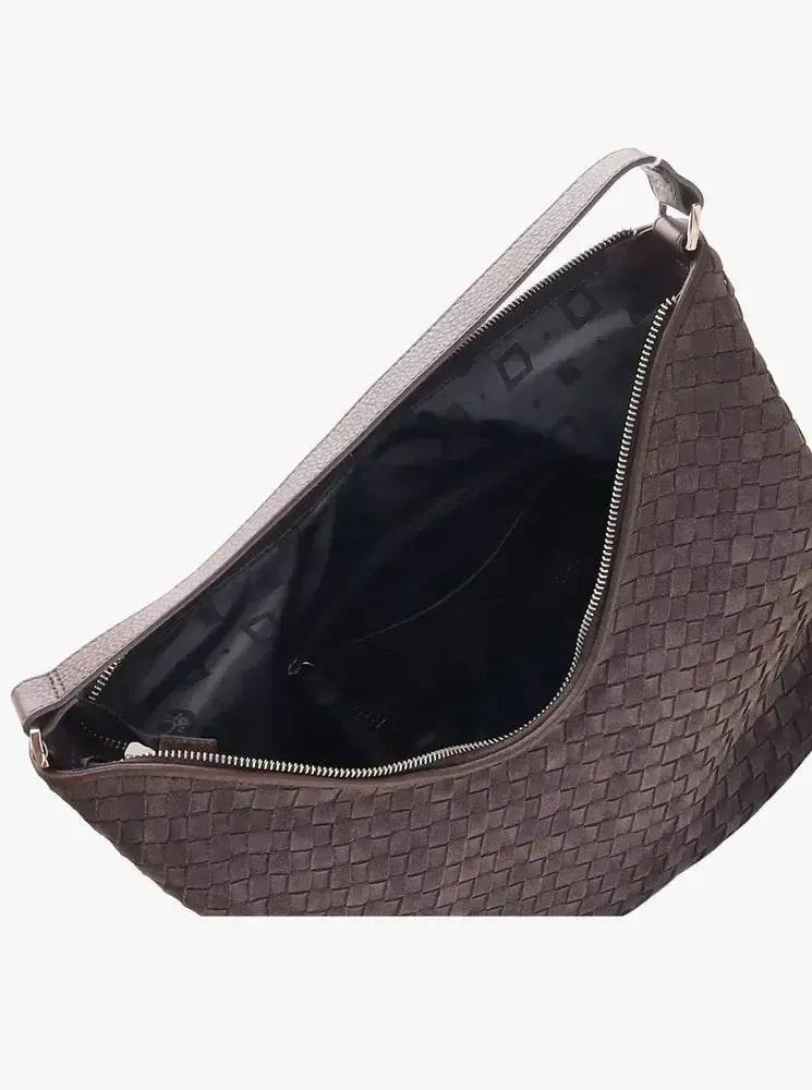 Adax Rozzano flettet skulderveske Mindy Grey-Veske-BagBrokers