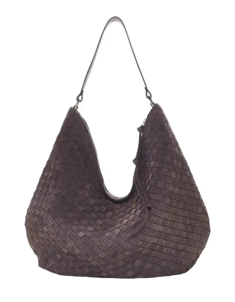 Adax Rozzano flettet skulderveske Mindy Grey-Veske-BagBrokers