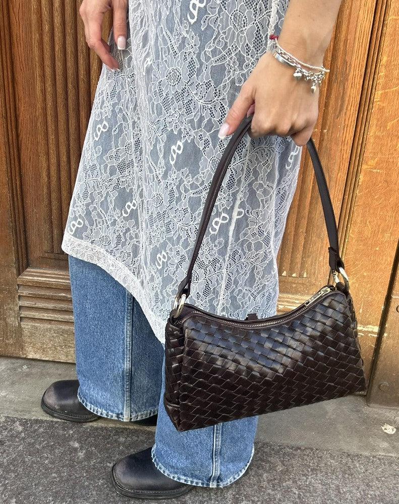 Adax Salerno Skulderveske Eleonora Dark brown-Veske-BagBrokers