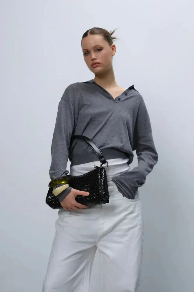 Adax Salerno Skulderveske Eleonora Svart-Veske-BagBrokers