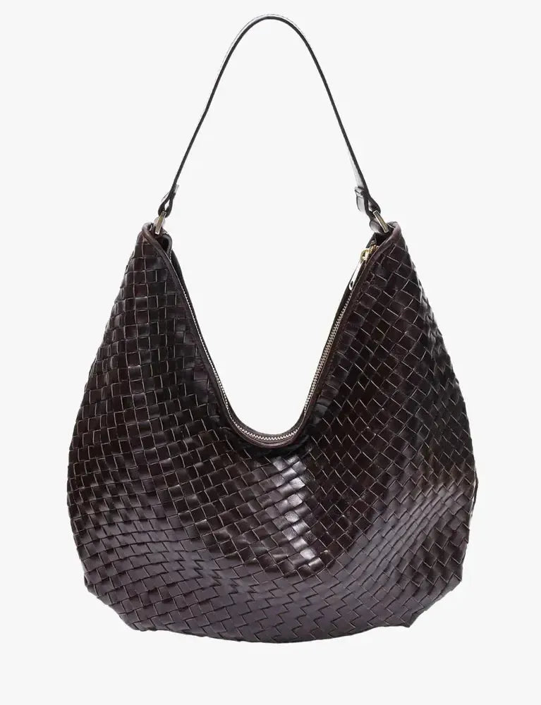 Adax Salerno Skulderveske Mindy Dark brown-Veske-BagBrokers