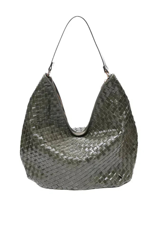 Adax Salerno Skulderveske Mindy Olive-Veske-BagBrokers