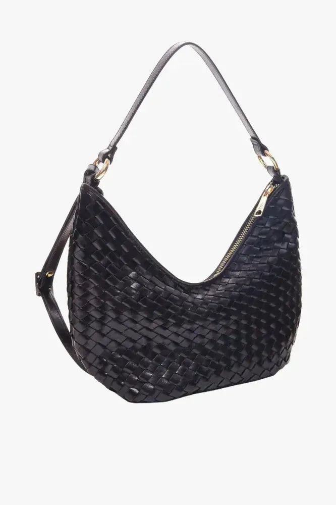 Adax Salerno Skulderveske Mona Dark Brown-Veske-BagBrokers