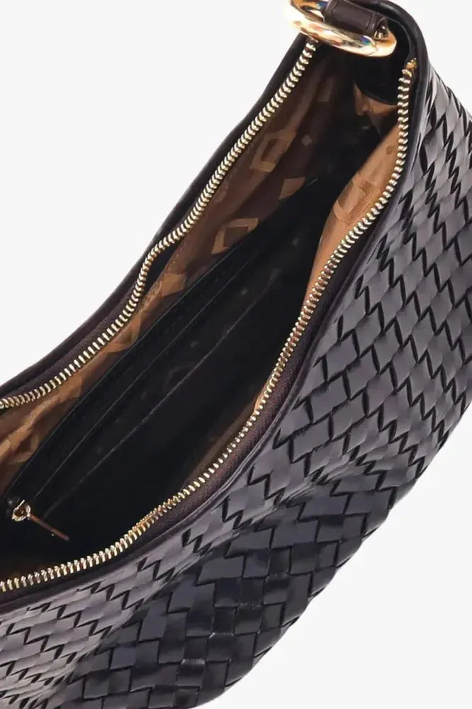 Adax Salerno Skulderveske Mona Dark Brown-Veske-BagBrokers