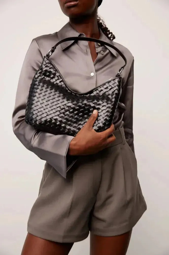 Adax Salerno Skulderveske Mona Svart-Veske-BagBrokers