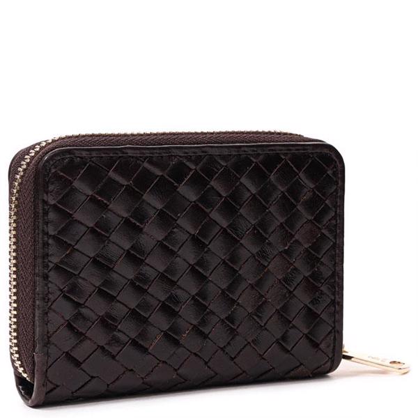 Adax Salerno Wallet Cornelia Dark Brown-Lommebok/ Kortholder-BagBrokers