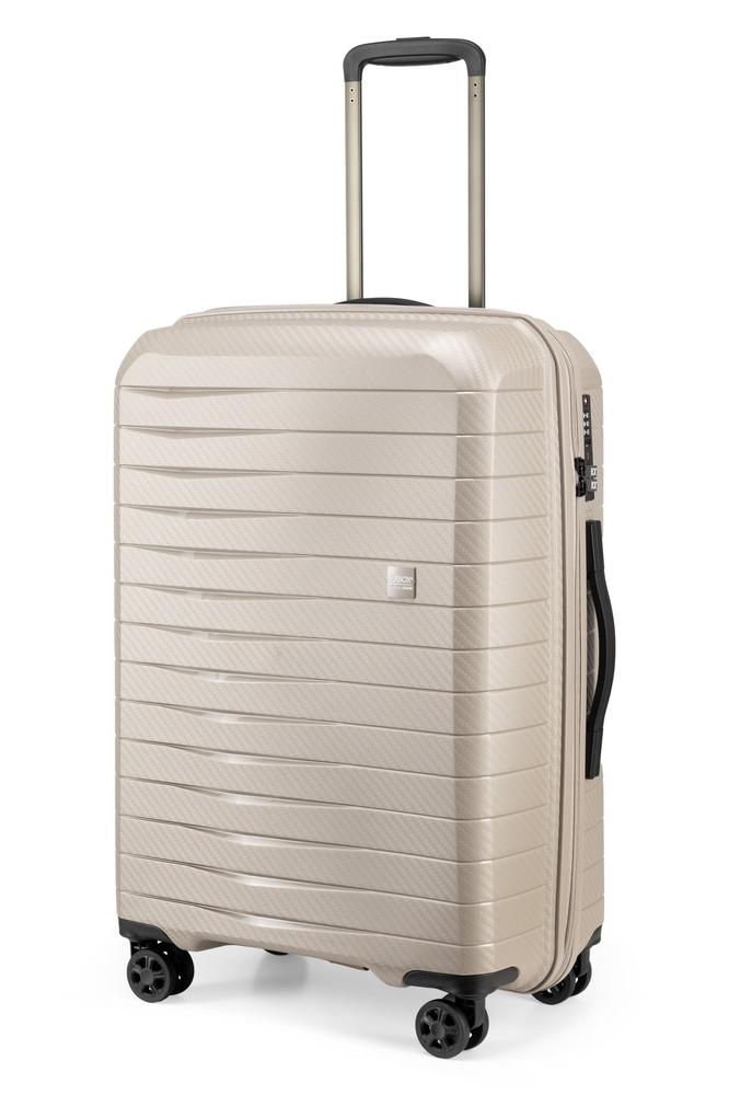 AirBox hard medium 66 cm koffert 3,0 kg 68 liter Champagne-Harde kofferter-BagBrokers