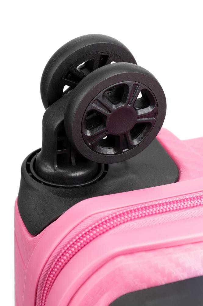 AirBox sett med harde trillekofferter 55+66+74 cm MetallicPink-Harde kofferter-BagBrokers