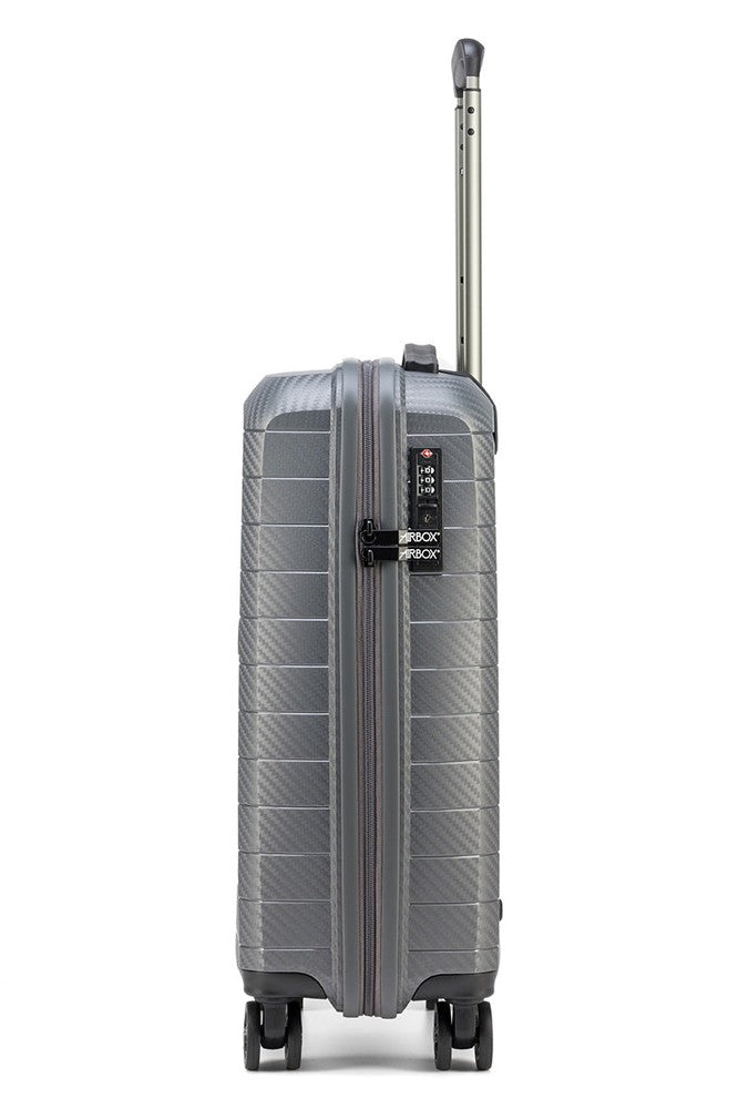 AirBox sett med harde trillekofferter 55+66+74 cm CarbonGrey-Harde kofferter-BagBrokers