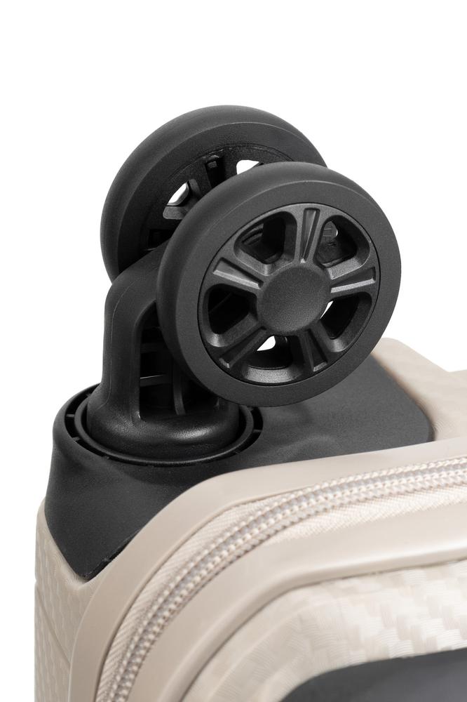 AirBox sett med harde trillekofferter 55+66+74 cm Champagne-Harde kofferter-BagBrokers