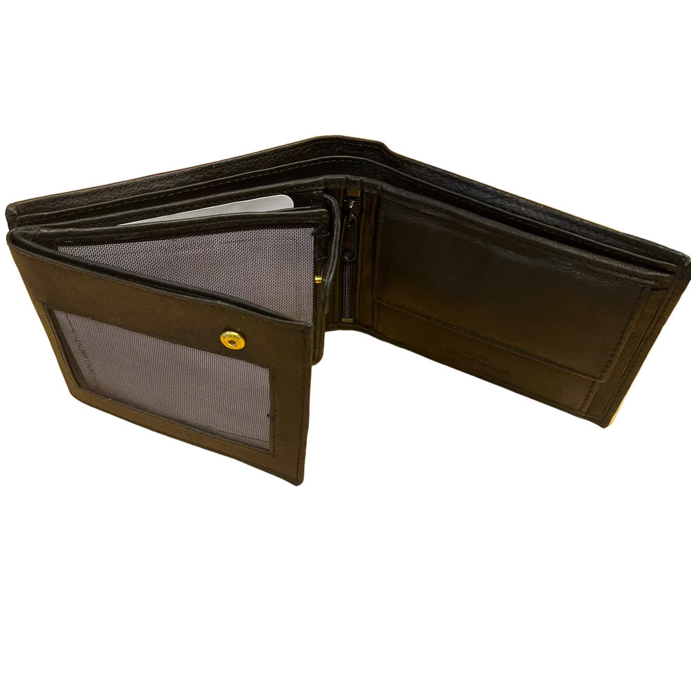 Alex & Co liten lommebok i mykt deilig skinn Brun-Lommebok/ Kortholder-BagBrokers