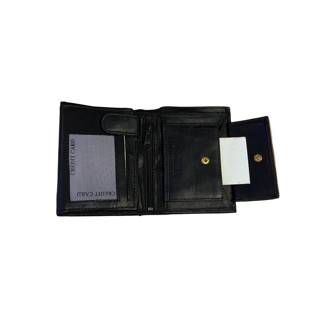 Alex & Co liten lommebok i mykt deilig skinn Svart-Lommebok/ Kortholder-BagBrokers