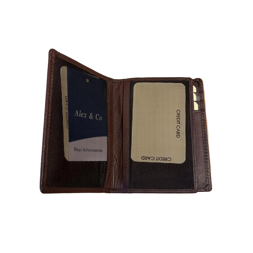 Alex & Co lommebok i mykt deilig skinn Brun-Lommebok/ Kortholder-BagBrokers