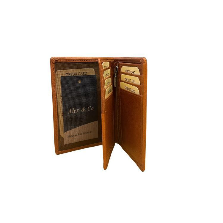 Alex & Co lommebok i mykt deilig skinn Brun-Lommebok/ Kortholder-BagBrokers