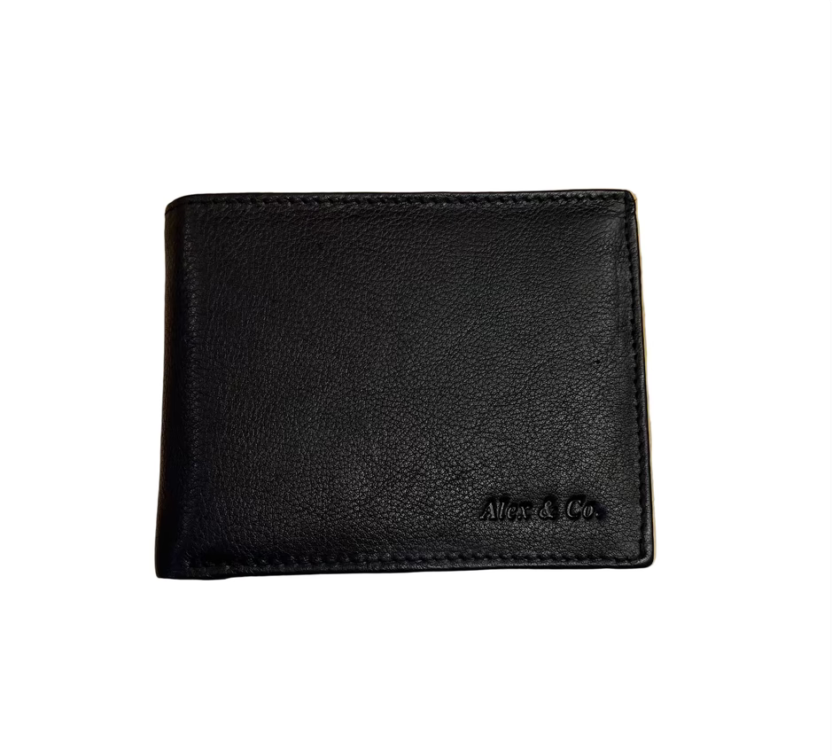 Alex & Co lommebok i mykt deilig skinn Svart-Lommebok/ Kortholder-BagBrokers